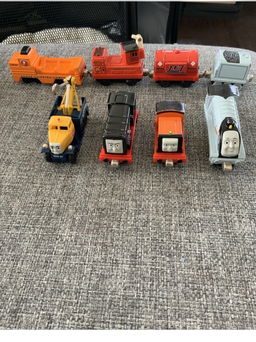 Thomas & Friends Take Along Diecast Lot Of 8 - Spencer, Rusty, Sodar & More